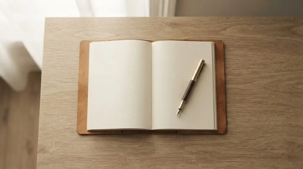 Journal used for tracking recurring owl spiritual meaning patterns over time