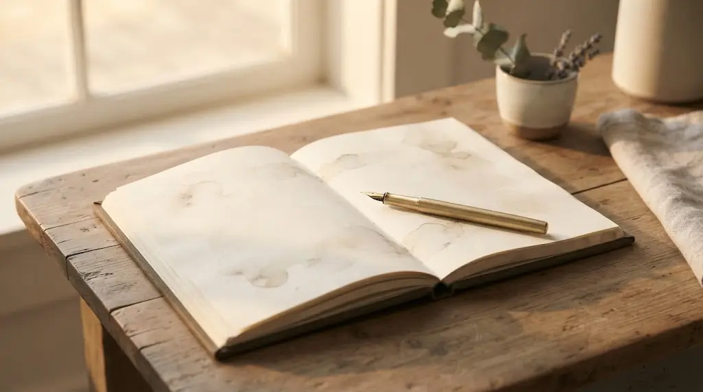 Journal used for tracking dreaming apes patterns over time